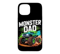 Carcasa para iPhone 15 Monster Truck Dad Family Crew Día del Padre a Juego Brithday