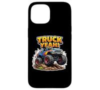 Carcasa para iPhone 15 Monster Truck Yeah Funny Pun Wordplay Fan Lover Evento Cita
