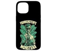 Carcasa para iPhone 15 Monstera, un Jardinero Divertido de Frankenstein, Amante de Las Plantas de Halloween