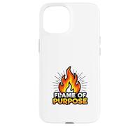 Carcasa para iPhone 15 Motivación impulsada por un propósito Diseño de mentalidad de energía de Fuego