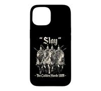 Carcasa para iPhone 15 Motivo del Humor de la Horda Dorada Guerrero Jinete del
