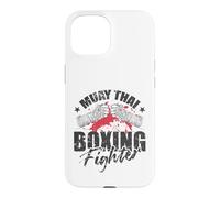 Carcasa para iPhone 15 Muay Thai Boxeador Guerrero del Ring