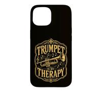 Carcasa para iPhone 15 Music-Therapy Trompeta Músico Trompeta Música Trompeta