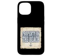 Carcasa para iPhone 15 My Heart Belongs to The Ocean Anchor Graphic