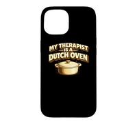 Carcasa para iPhone 15 My Therapist Is A Dutch Oven Sourdough Bread Baking Baker