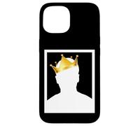 Carcasa para iPhone 15 Mysterious Royal King with Golden Crown Illustration Graphic