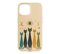 Carcasa para iPhone 15 Mystic Cats Celestial Eye Moon Feline