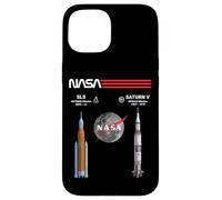 Carcasa para iPhone 15 NASA Artemis Apollo Luna Misión SLS Saturn V