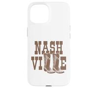 Carcasa para iPhone 15 Nashville Tennessee Line Dancing Cowgirl Country Music City