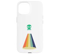 Carcasa para iPhone 15 Nave Espacial OVNI secuestro alienígena, Divertido área Retro 51 UAP ET Regalo