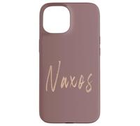 Carcasa para iPhone 15 Naxos Grecia Diseño Elegante Vintage