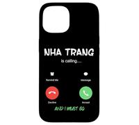 Carcasa para iPhone 15 Nha Trang está Llamando y Debo IR a Vietnam de Viaje