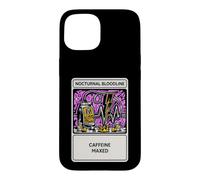 Carcasa para iPhone 15 Nights Owl Gamer Nocturnal Bloodline Caffeine Maxed