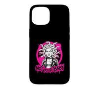 Carcasa para iPhone 15 No es tu bebé Medusa Punk Actitud Feminista