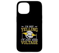 Carcasa para iPhone 15 No Estoy Gritando, Soy Solo un Ingeniero eléctrico de Alto Voltaje