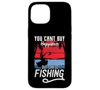 Carcasa para iPhone 15 No Puedo Comprar la Felicidad, Pero Puede IR a Pescar Divertido Pescador Pescador