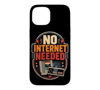 Carcasa para iPhone 15 No se Necesita Internet, Simplemente presione Start Retro Gamer