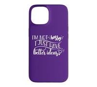 Carcasa para iPhone 15 No Soy mandona Solo Tengo Mejores Ideas Funny Lightbulb Meme