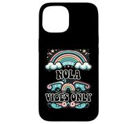 Carcasa para iPhone 15 NOLA Vibes Only Cute Retro Girls NOLA Name