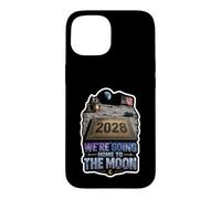 Carcasa para iPhone 15 Nos Vamos a casa a la Luna 2028