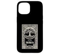 Carcasa para iPhone 15 Nos vemos en Valhalla Viking Tree of Life Mitología nórdica