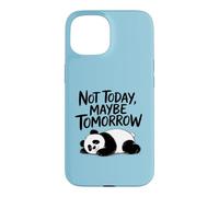 Carcasa para iPhone 15 Not Today, Maybe Tomorrow. Sarcastic Graphic Saying