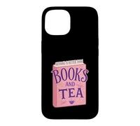 Carcasa para iPhone 15 Nothing Is Better Than Books and Tea Cute Cozy Vibe