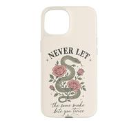 Carcasa para iPhone 15 Nunca Dejes Que la Misma Serpiente te muerda Dos Veces Serpent Rose