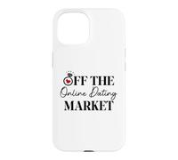 Carcasa para iPhone 15 Off The Online Dating Market Bridal Shower Bride Newlywed