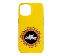 Carcasa para iPhone 15 Oficial Bad Company Band Circle 1977 1979 Live