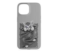 Carcasa para iPhone 15 Oficial Spiral Bright Eyes Kitten Gothic Fantasy