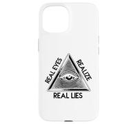 Carcasa para iPhone 15 Ojo Que Todo lo ve - 'Los Ojos Reales se Dan Cuenta de la pirámide de mentiras Reales
