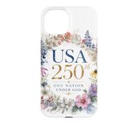 Carcasa para iPhone 15 One Nation Under God - Faith Watercolor Women's American 250