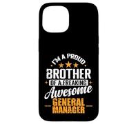 Carcasa para iPhone 15 Orgulloso Hermano Freaking Impresionante Gerente General