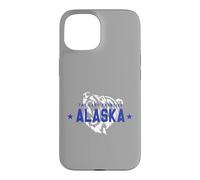 Carcasa para iPhone 15 Oso de Alaska Alaska La Última Frontera Vintage Retro