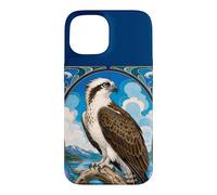 Carcasa para iPhone 15 Osprey Art Nouveau - Diseño de Ave rapaz