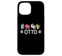 Carcasa para iPhone 15 Otto Nombre de Perro Personalizado Otto Pet Lover