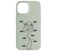 Carcasa para iPhone 15 OW OW Stick Character Figure Humor Chronic Pain Awareness