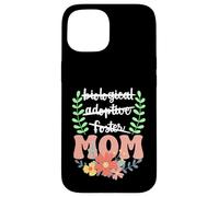 Carcasa para iPhone 15 Palabras Cruzadas a mamá diseño Floral a Mano