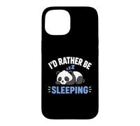 Carcasa para iPhone 15 Panda Sleep Funny Nap Humor Lazy I'D Rather Be Sleeping