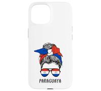 Carcasa para iPhone 15 Paraguayan Paraguaya Girl Paraguayan Heritage Paraguay Flag