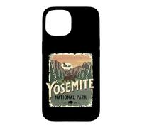 Carcasa para iPhone 15 Parque Nacional Yosemite California USA Vintage Travel Design