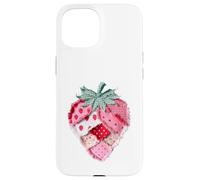 Carcasa para iPhone 15 Patchwork Fresa Country Farmhouse Style