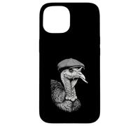Carcasa para iPhone 15 Pavo Cigarrillo Fuma Mafia Meme Granja