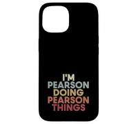 Carcasa para iPhone 15 Pearson Name Pearson Personalized Name First Given