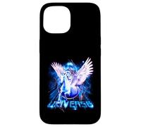 Carcasa para iPhone 15 Pegasus Flying Horse Cosmic Universe Fantasy Design
