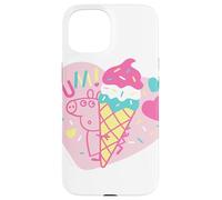 Carcasa para iPhone 15 Peppa Pig Ice Cream