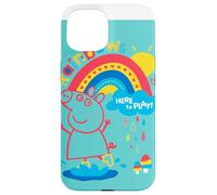 Carcasa para iPhone 15 Peppa Pig Rainbow
