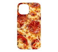 Carcasa para iPhone 15 Pepperoni Pizza Queso derretido Amantes de la Comida Pizzería Fans