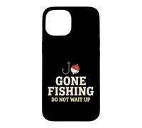 Carcasa para iPhone 15 Pescador ido a Pescar no esperes Viaje de Pesca